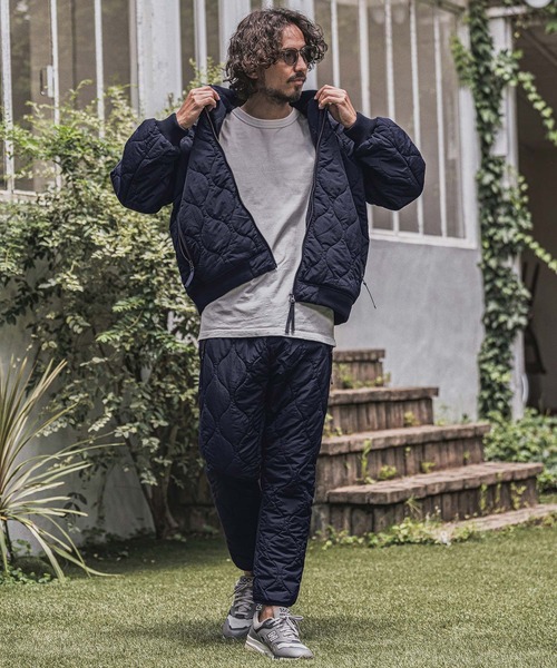 wjk reluxe(ダブルジェーケーリラックス)の「mp15275- Gourd Quilted Pants キルティングパンツ(WR26W-06)(その他パンツ・メンズ・オリーブ/ネイビー/ブラック・L/M/S)」の22枚目の写真
