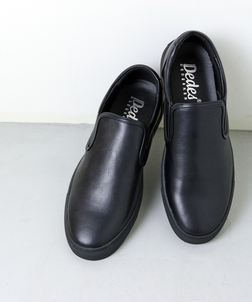 Dedes（デデス）の「Dedes / スリッポンスニーカー（5191）（スリッポン・メンズ・ホワイト/ブラック/ブラック×ブラック/シルバー・41/43/42/40/44）」の3枚目の写真