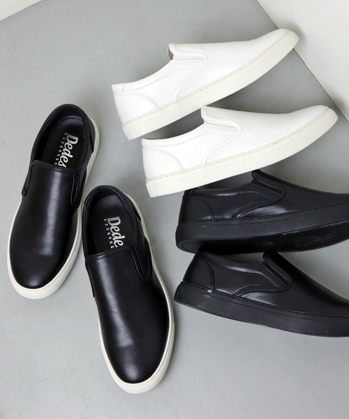 Dedes（デデス）の「Dedes / スリッポンスニーカー（5191）（スリッポン・メンズ・ホワイト/ブラック/ブラック×ブラック/シルバー・41/43/42/40/44）」の19枚目の写真