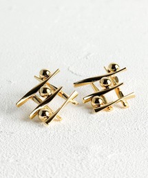 7C28 ボールモチーフ ボリュームピアス