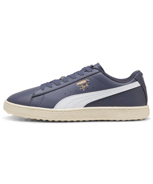 PUMA(プーマ)の「PUMA プーマ メンズ ゴルフ プーマ クライド スパイクレスシューズ(スニーカー・メンズ・ホワイト/ダークグリーン/ダークグレー/ブルー系その他/レッド系・27.0cm/25.0cm/26.0cm/25.5cm/26.5cm/27.5cm/28.0cm)」の1枚目の写真