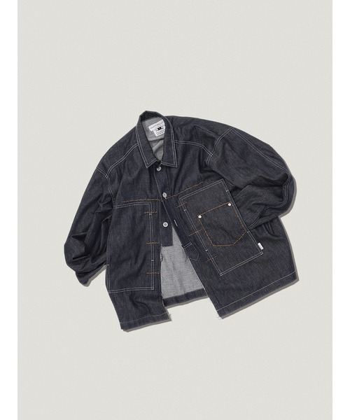 elephant TRIBAL fabrics（エレファントトライバルファブリックス）の「elephant TRIBAL fabrics Traced M35 Shirt (E38-3738)（シャツ/ブラウス・メンズ・インディゴブルー・2/1）」の3枚目の写真
