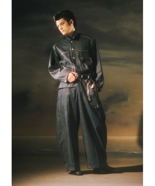 elephant TRIBAL fabrics（エレファントトライバルファブリックス）の「elephant TRIBAL fabrics Traced M35 Shirt (E38-3738)（シャツ/ブラウス・メンズ・インディゴブルー・2/1）」の5枚目の写真