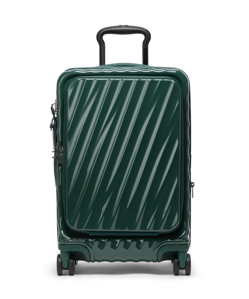 TUMI(トゥミ)の「19 DEGREE フロント・アクセス・エクスパンダブル・キャリーオン スーツケース(機内持ち込みサイズ) 1泊~3泊程度(スーツケース/キャリーバッグ・レディース・グリーン系その他・FREE)」の1枚目の写真