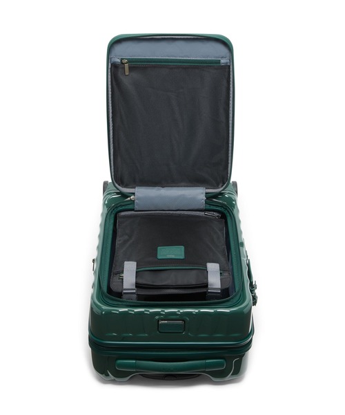 TUMI(トゥミ)の「19 DEGREE フロント・アクセス・エクスパンダブル・キャリーオン スーツケース(機内持ち込みサイズ) 1泊~3泊程度(スーツケース/キャリーバッグ・レディース・グリーン系その他・FREE)」の6枚目の写真