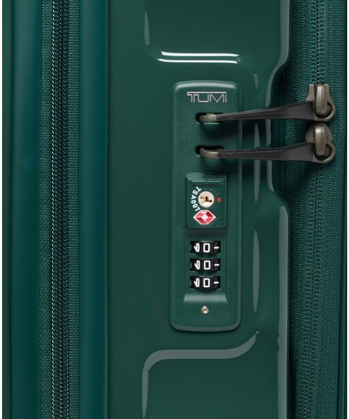 TUMI(トゥミ)の「19 DEGREE フロント・アクセス・エクスパンダブル・キャリーオン スーツケース(機内持ち込みサイズ) 1泊~3泊程度(スーツケース/キャリーバッグ・レディース・グリーン系その他・FREE)」の10枚目の写真