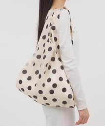 BAGGU（バグー）の「STANDARD BAGGU 648.ブラックドット（エコバッグ/サブバッグ）」