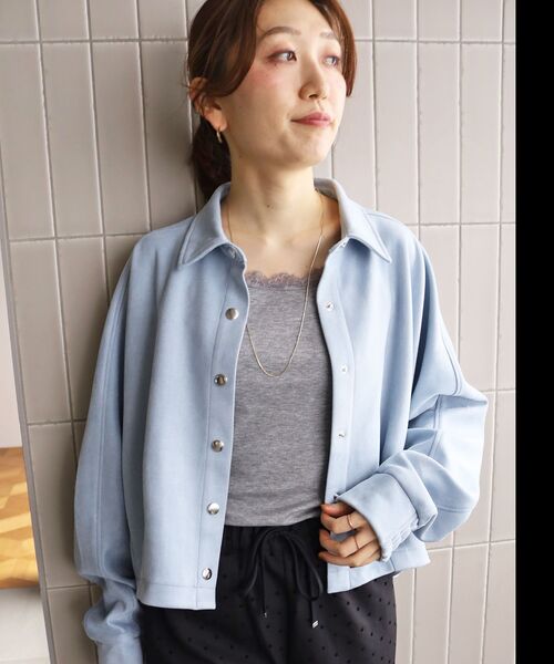 le.coeur blanc(ルクールブラン)の「テレコレースタンク(タンクトップ・レディース・モカ/オフホワイト/チャコールグレー/ブラック・38)」の19枚目の写真