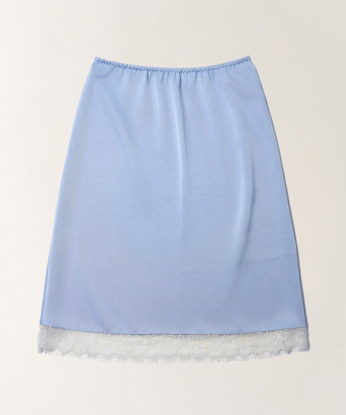 TTUDEMENT(トュードメント)の「SATIN LACE MIDI SKIRT_LIGHT BLUE(スカート・レディース・その他・SMALL/MEDIUM)」の3枚目の写真
