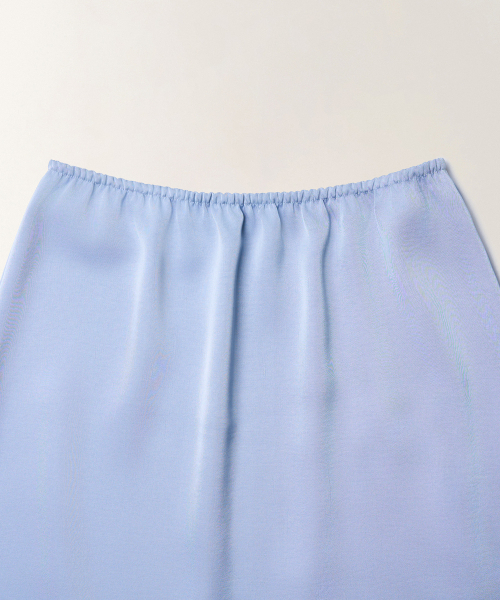 TTUDEMENT(トュードメント)の「SATIN LACE MIDI SKIRT_LIGHT BLUE(スカート・レディース・その他・SMALL/MEDIUM)」の4枚目の写真