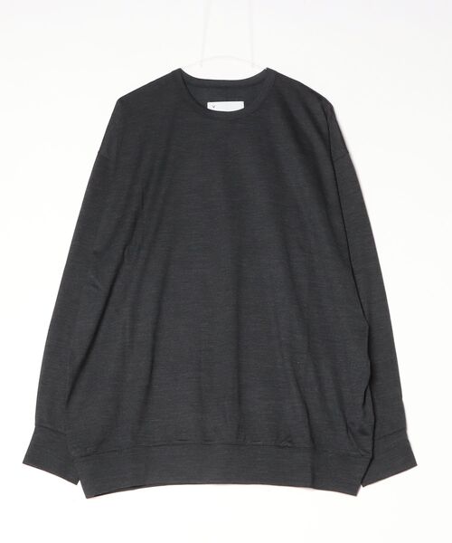 VOAAOV(ヴォアーブ)の「【VOAAOV】RELUX WOOL(Tシャツ/カットソー・メンズ・ベージュ/チャコールグレー/ブラック/オリーブ・0/1/2)」の3枚目の写真