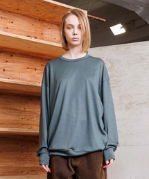 【VOAAOV】RELUX WOOL Oversize L/S T-Shirt