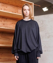 【VOAAOV】RELUX WOOL Oversize L/S T-Shirt