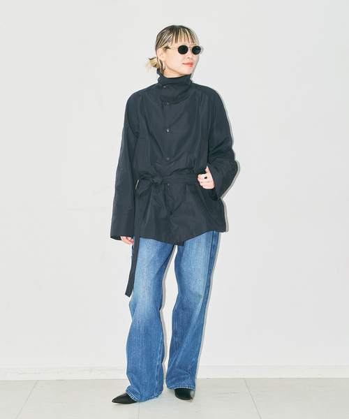 CITYSHOP(シティーショップ)の「SHORT TRENCH コート(その他アウター・レディース・ブラック/ベージュ・36/38)」の18枚目の写真