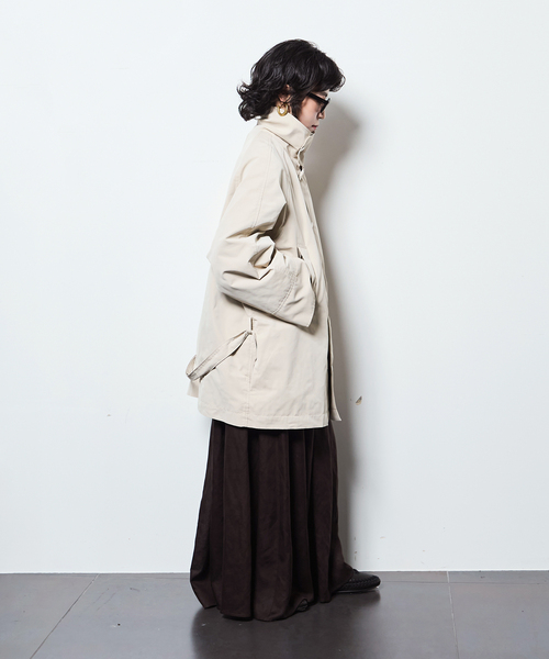 CITYSHOP(シティーショップ)の「SHORT TRENCH コート(その他アウター・レディース・ブラック/ベージュ・36/38)」の3枚目の写真