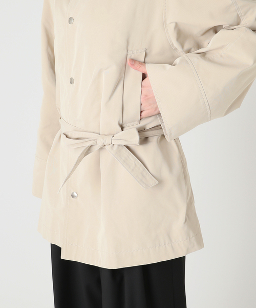 CITYSHOP(シティーショップ)の「SHORT TRENCH コート(その他アウター・レディース・ブラック/ベージュ・36/38)」の10枚目の写真