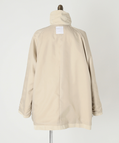 CITYSHOP(シティーショップ)の「SHORT TRENCH コート(その他アウター・レディース・ブラック/ベージュ・36/38)」の14枚目の写真