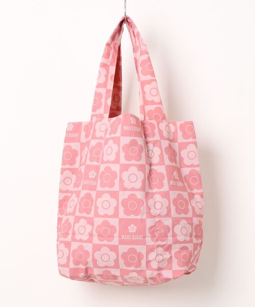 MARY QUANT(マリークワント)の「MARY QUANT エコバッグ デイジー(エコバッグ/サブバッグ・レディース・ピンク/ブラック・FREE)」の5枚目の写真