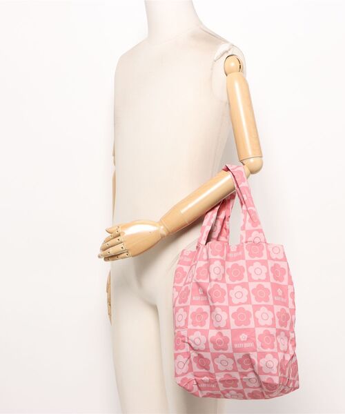 MARY QUANT(マリークワント)の「MARY QUANT エコバッグ デイジー(エコバッグ/サブバッグ・レディース・ピンク/ブラック・FREE)」の9枚目の写真