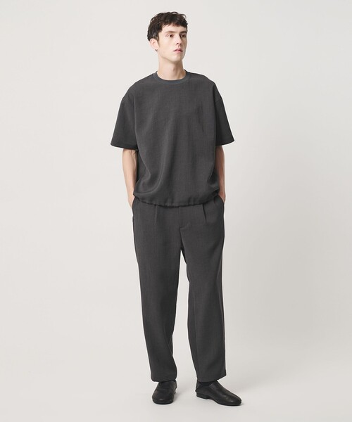 BEAUTY&YOUTH UNITED ARROWS(ビューティーアンドユースユナイテッドアローズ)の「DUAL PACK 3.0 1プリーツ イージー パンツ NO.8 ヨコストレッチ UVカット ウォッシャブル セットアップ対応(その他パンツ・メンズ・ダークグレー/ブラック・XL/M/S/L)」の6枚目の写真