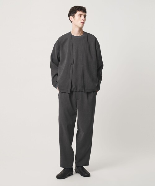 BEAUTY&YOUTH UNITED ARROWS(ビューティーアンドユースユナイテッドアローズ)の「DUAL PACK 3.0 1プリーツ イージー パンツ NO.8 ヨコストレッチ UVカット ウォッシャブル セットアップ対応(その他パンツ・メンズ・ダークグレー/ブラック・XL/M/S/L)」の7枚目の写真