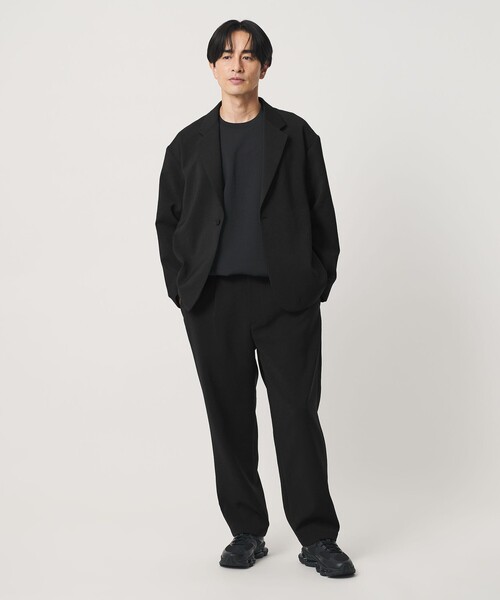 BEAUTY&YOUTH UNITED ARROWS(ビューティーアンドユースユナイテッドアローズ)の「DUAL PACK 3.0 1プリーツ イージー パンツ NO.8 ヨコストレッチ UVカット ウォッシャブル セットアップ対応(その他パンツ・メンズ・ダークグレー/ブラック・XL/M/S/L)」の12枚目の写真