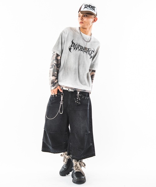 SHORT ROUND(ショートラウンド)の「SHORT ROUND/【26年秋冬新作】フェイクレイヤードグラフィックT(LS)(Tシャツ/カットソー・メンズ・ブラック系その他/ホワイト系その他/ネイビー/ワイン・LARGE/MEDIUM)」の13枚目の写真