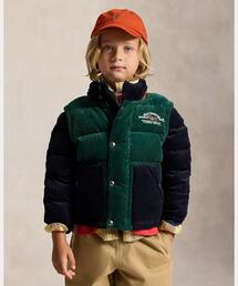 POLO RALPH LAUREN CHILDRENSWEAR(�|�� �����t ���[���� �`���h�����Y�E�F�A)�̃R���o�[�`�u�� �R�[�f�����C �_�E�� �W���P�b�g(�_�E���W���P�b�g/�R�[�g)