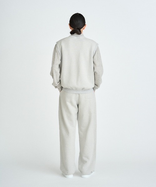 FRONT 11201(フロントワンワントゥーオーワン)の「Organic Yarn Drawcord Pants(スウェットパンツ・メンズ・グレー・XL/L/M/S)」の9枚目の写真
