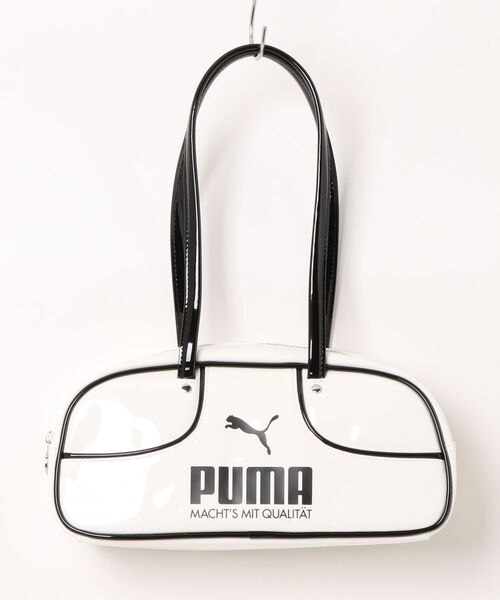 PUMA（プーマ）の「PUMA/プーマ ボストンバッグ 1976 フルートグリップバッグ 4L 092864（ボストンバッグ・レディース・ブラック/ホワイト・FREE）」の12枚目の写真