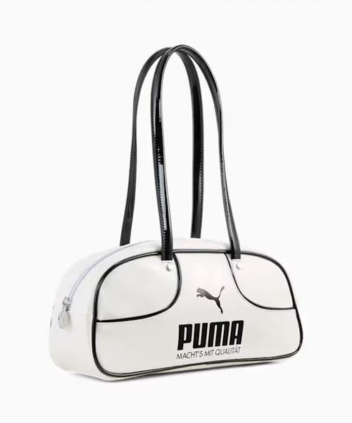 PUMA（プーマ）の「PUMA/プーマ ボストンバッグ 1976 フルートグリップバッグ 4L 092864（ボストンバッグ・レディース・ブラック/ホワイト・FREE）」の13枚目の写真