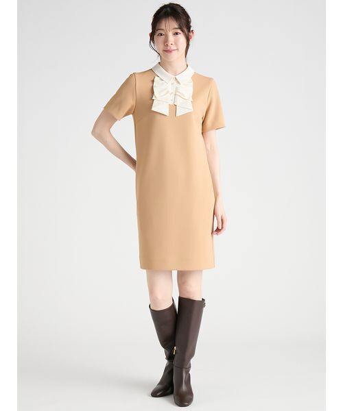 CELFORD(セルフォード)の「リボンモチーフミニワンピース(ワンピース・レディース・ブラック/キャメル/グレー・38/36)」の21枚目の写真