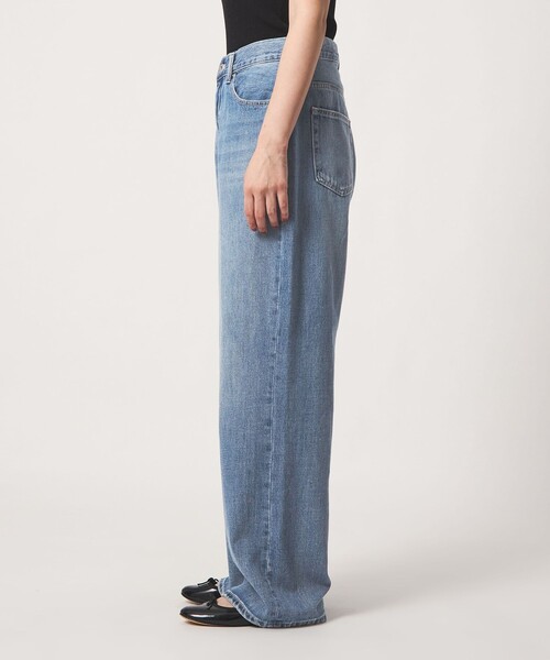 A DAY IN THE LIFE UNITED ARROWS(アデイインザライフユナイテッドアローズ)の「ワイド デニム ストレートパンツ <A DAY IN THE LIFE>(その他パンツ・レディース・コバルトブルー/ネイビー/ベージュ・S/M)」の9枚目の写真
