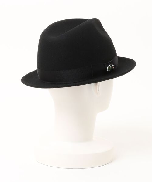 LACOSTE（ラコステ）の「【LACOSTE】ワンポイントロゴ マニッシュハット（ハット・メンズ・ブラック・FREE）」の2枚目の写真