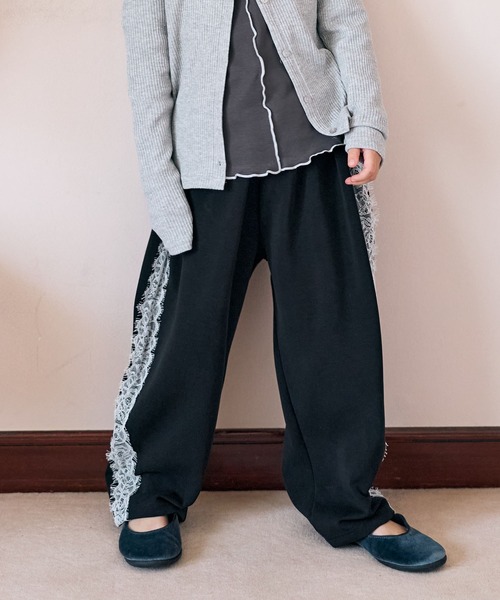 Piet(ピエット)の「サイドレース スウェットパンツ(スウェットパンツ・キッズ・グレー/ブラック・100/130/120/110)」の17枚目の写真