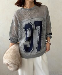 ナンバリングメッシュニット