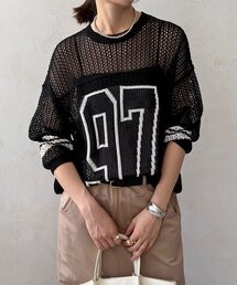 ナンバリングメッシュニット