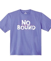 NOBOUND(ノーバウンド) 半袖Tシャツ ロゴ スプラッシュペイント プリント ビッグシルエット トップス カットソー レディース