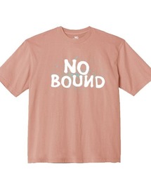 NOBOUND（ノーバウンド） 半袖Tシャツ ロゴ スプラッシュペイント プリント ビッグシルエット トップス カットソー レディース