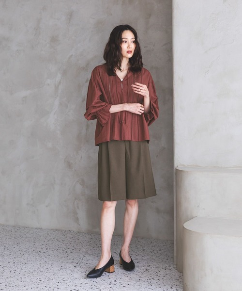 GLOBAL WORK（グローバルワーク）の「チャンキーヒールパンプス/899443（パンプス・レディース・ブラック/レッド/アイボリー・MEDIUM/LARGE）」の8枚目の写真