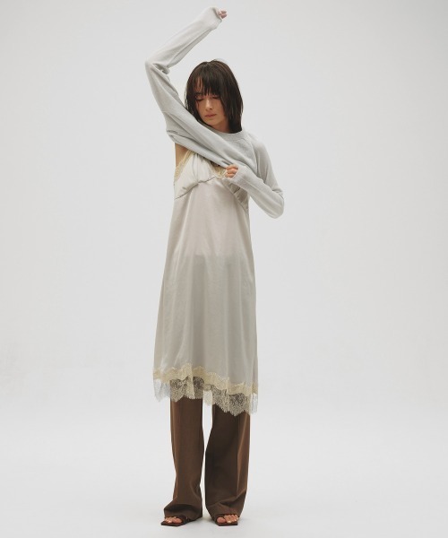 TODAYFUL(トゥデイフル)の「Alpacawool Seamless Knit(ニット/セーター・レディース・ブラック/ミント/チョコ・FREE)」の9枚目の写真