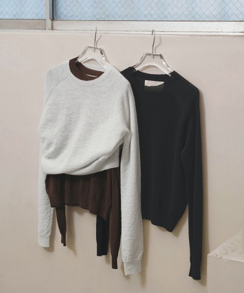 TODAYFUL(トゥデイフル)の「Alpacawool Seamless Knit(ニット/セーター・レディース・ブラック/ミント/チョコ・FREE)」の15枚目の写真