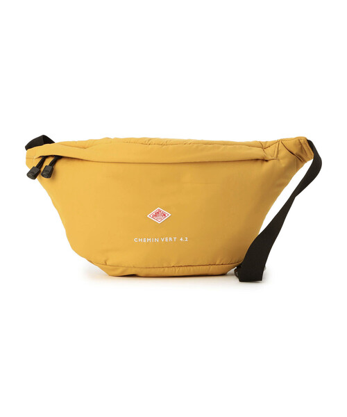 DANTON（ダントン）の「CHEMIN VERT 4.2 - Polyester Taffeta Sling Bag（ボディバッグ/ウエストポーチ・レディース・アイボリー/ブラック/グレー/ライトグリーン/マスタード・-）」の5枚目の写真