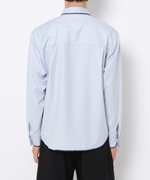 HARE(ハレ)の「スケッチラインステッチシャツ/LS(HARE)(シャツ/ブラウス・メンズ・ホワイト/ブルー系その他/サックスブルー・FREE)」の20枚目の写真