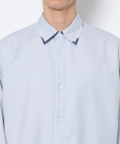 HARE(ハレ)の「スケッチラインステッチシャツ/LS(HARE)(シャツ/ブラウス・メンズ・ホワイト/ブルー系その他/サックスブルー・FREE)」の22枚目の写真