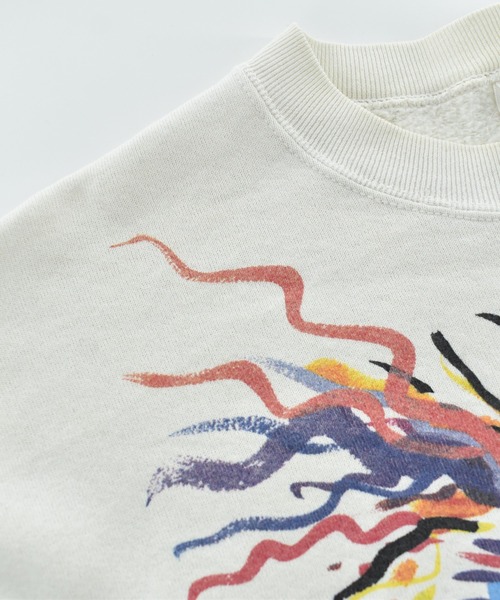 FRUIT OF THE LOOM(フルーツオブザルーム)の「【USED】90’s FRUIT OF THE LOOM “What Am I Doing Out Of Bed” アート スウェット USA製(スウェット・メンズ・ホワイト・LARGE)」の6枚目の写真