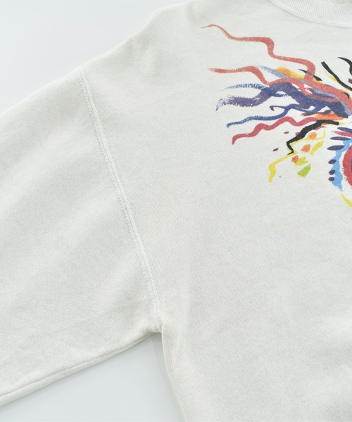 FRUIT OF THE LOOM(フルーツオブザルーム)の「【USED】90’s FRUIT OF THE LOOM “What Am I Doing Out Of Bed” アート スウェット USA製(スウェット・メンズ・ホワイト・LARGE)」の12枚目の写真