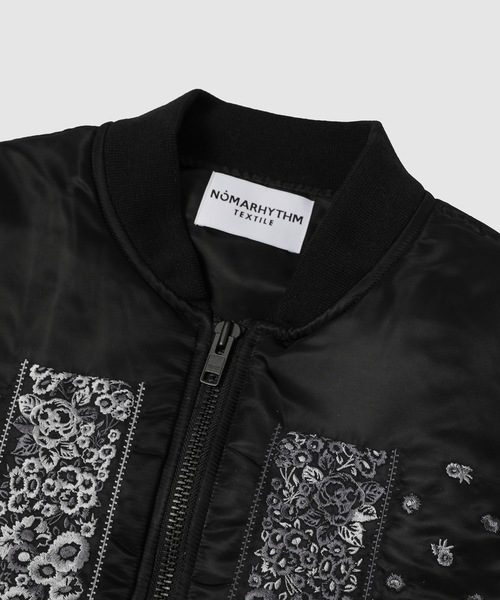 NOMA t.d.（ノーマティーディー）の「Bandana Embroidery Flight Jacket（ブルゾン・メンズ・オリーブ/ブラック/グレー・3）」の5枚目の写真