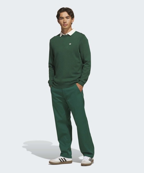 adidas（アディダス）の「オリジナルス カシミヤ セーター【adidas Golf/アディダスゴルフ】（ニット/セーター・メンズ・グリーン系その他・X-LARGE/SMALL/MEDIUM/LARGE/XX-LARGE）」の5枚目の写真
