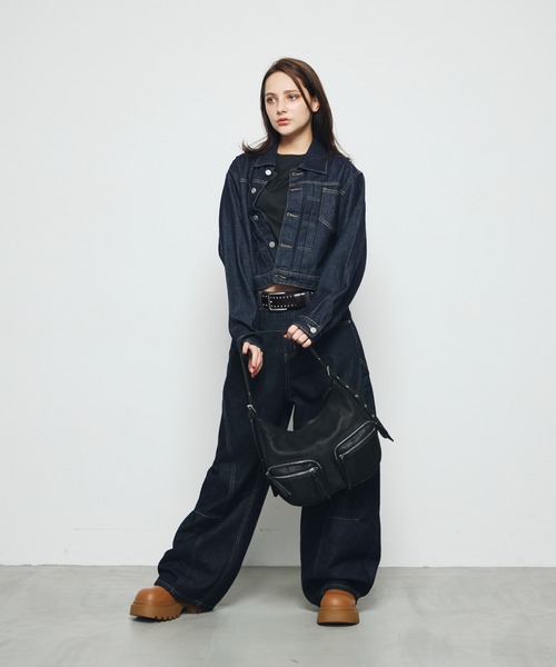 DAZE(デイズ)の「クロップド デニムジャケット(デニムジャケット・メンズ・インディゴブルー・SMALL/LARGE/MEDIUM)」の14枚目の写真